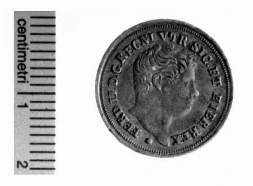 moneta - 5 grana (sec. XIX d.C)