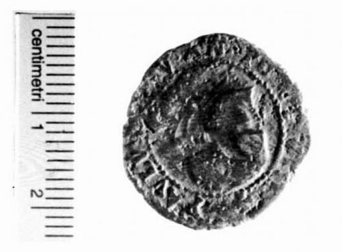 moneta - 1 testone (sec. XVII d.C)