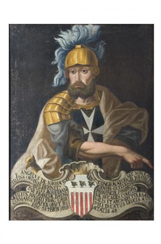 Ritratto del duca Angelo di Joiosa (dipinto) - ambito pugliese (sec. XVII)