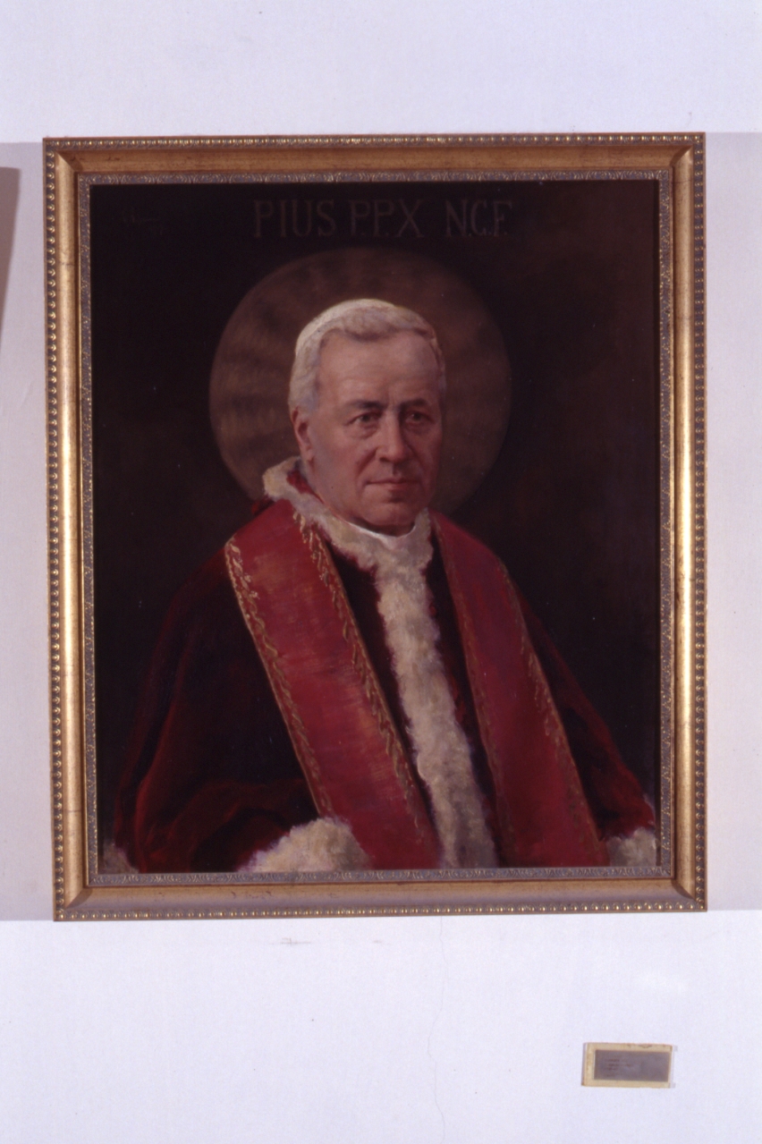ritratto di papa Pio X (dipinto) di Adrower G (sec. XX)