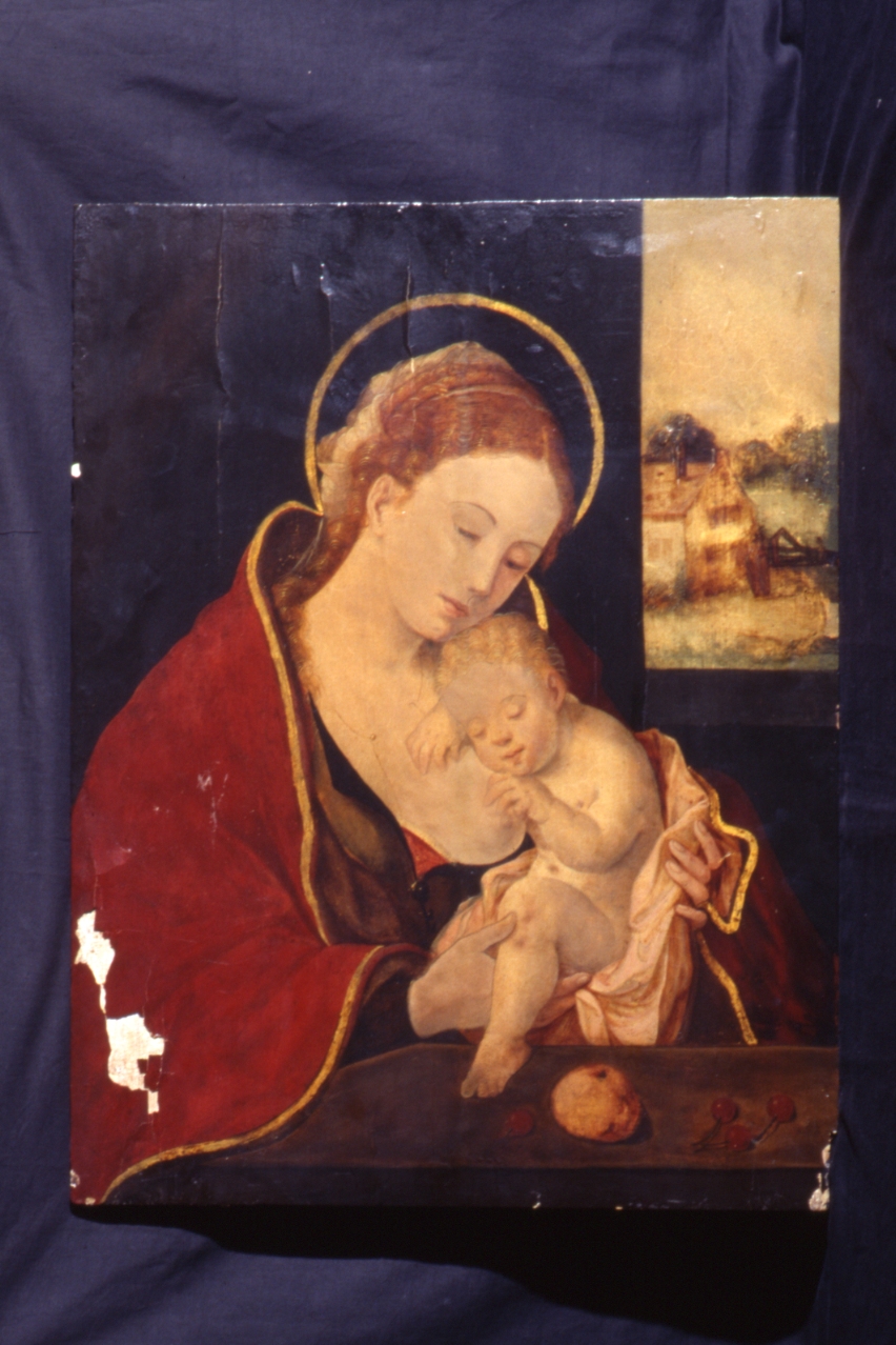 Madonna con bambino (dipinto) - ambito veneto (sec. XVIII)