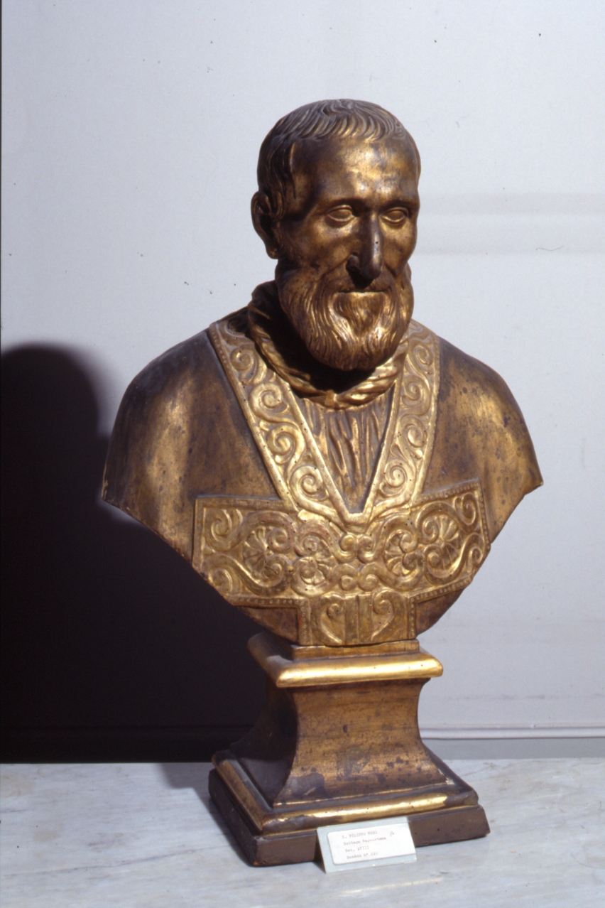 San Filippo Neri (busto) - bottega napoletana (seconda metà sec. XVIII)