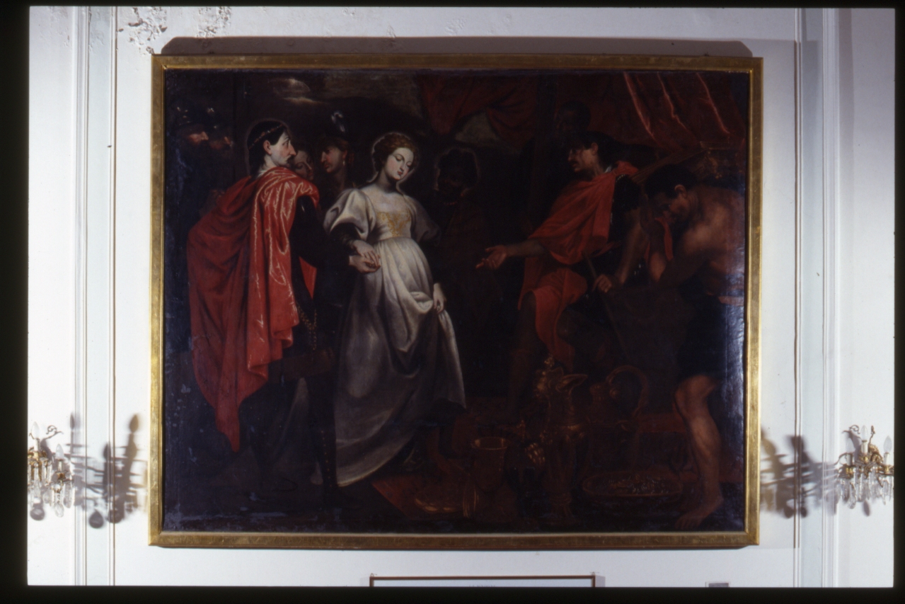 Ester e Assuero (dipinto) di Santafede Fabrizio (scuola) (prima metà sec. XVII)