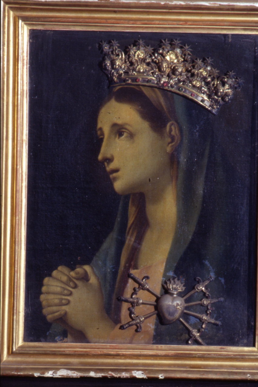 Madonna addolorata (dipinto) - ambito napoletano (metà sec. XVIII)