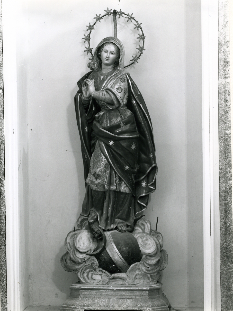 IMMACOLATA CONCEZIONE (SCULTURA) - AMBITO NAPOLETANO (Prima metà sec. XIX)