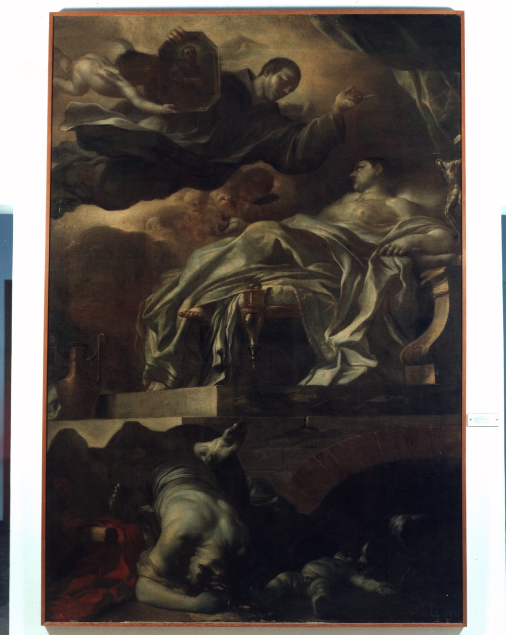 miracolo di San Giovanni di Dio (dipinto) di Solimena Francesco detto Abate Ciccio (sec. XVII)