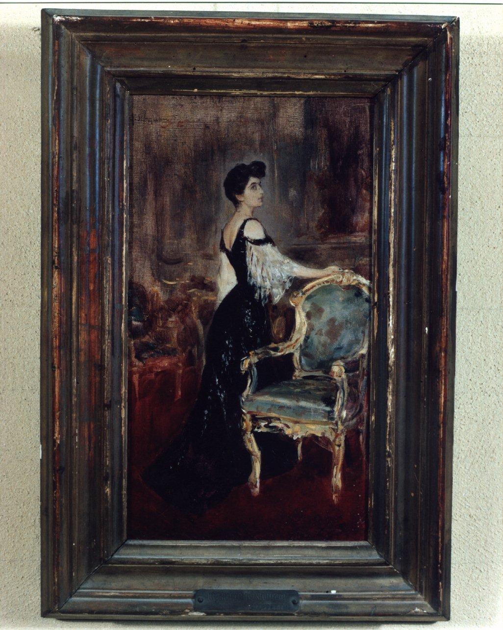 ritratto della principessa, ritratto femminile (dipinto) di Scoppetta Pietro (sec. XX)