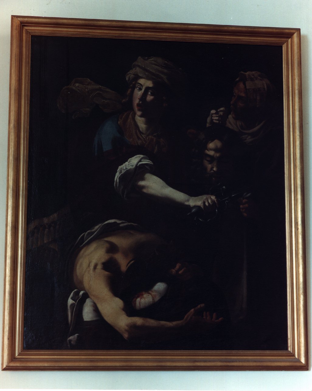 Giuditta decapita Oloferne (dipinto) - ambito siciliano (prima metà sec. XVII)