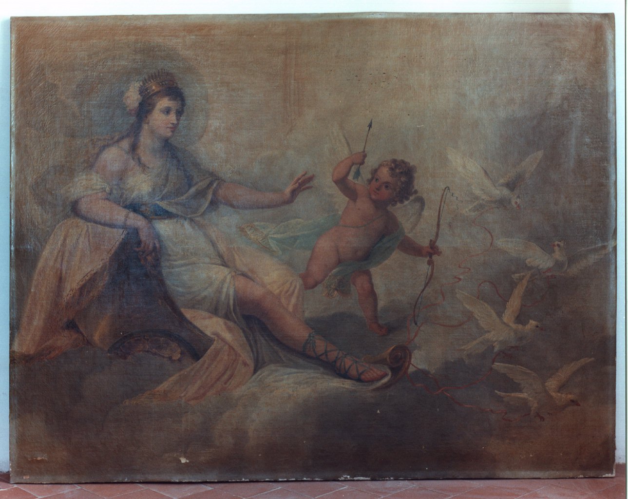 Venere e Cupido (dipinto) - ambito napoletano (metà sec. XIX)