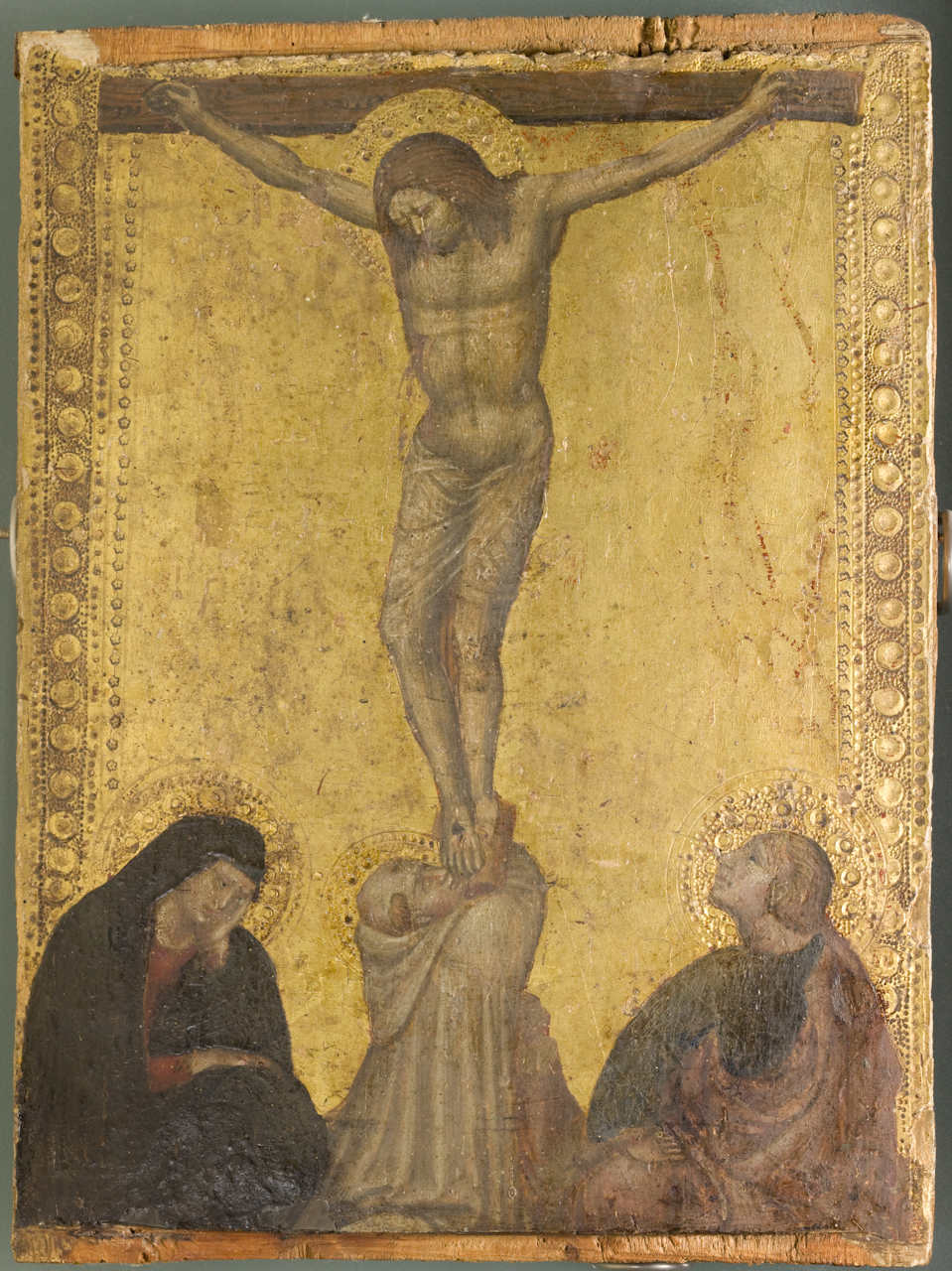Cristo crocifisso (dipinto) di Di Corraduccio Giovanni (sec. XV)