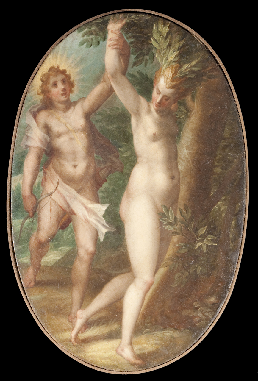 Apollo e Dafne (dipinto) di Sons Jean (sec. XVI)