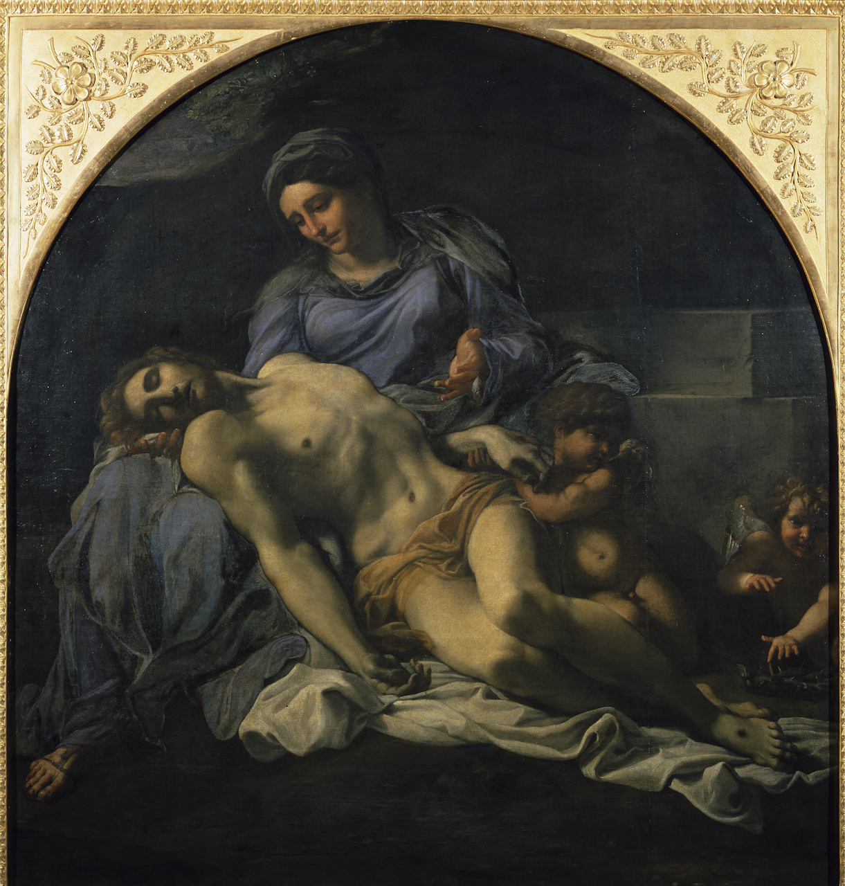 Pietà (dipinto) di Carracci Annibale (sec. XVI)