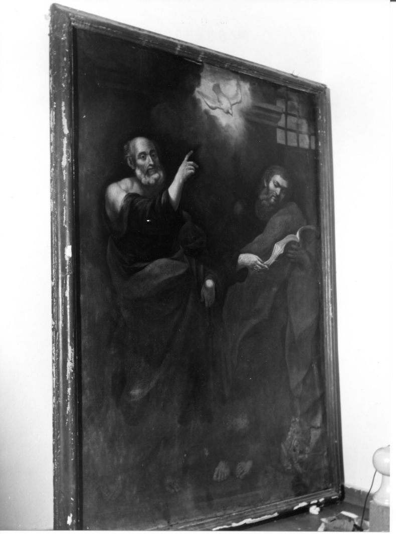 Santi Pietro e Paolo (dipinto, opera isolata) - ambito campano (sec. XVII)