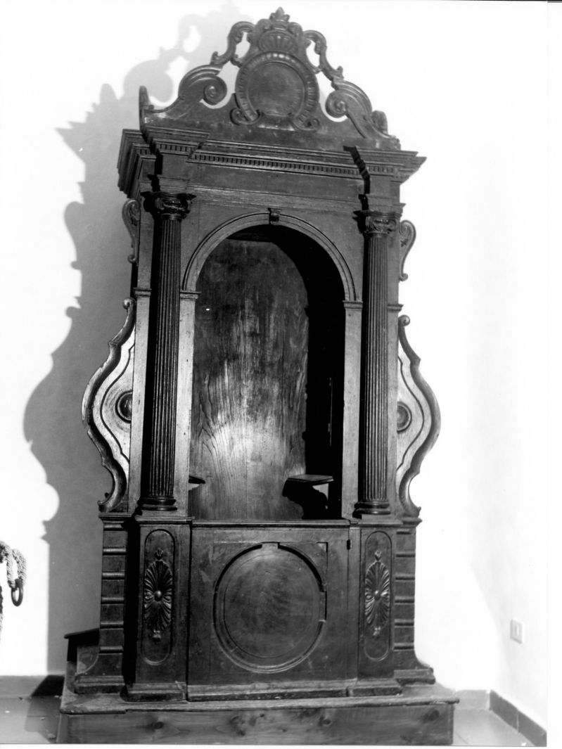 Confessionale, opera isolata - bottega campana (sec. XIX)