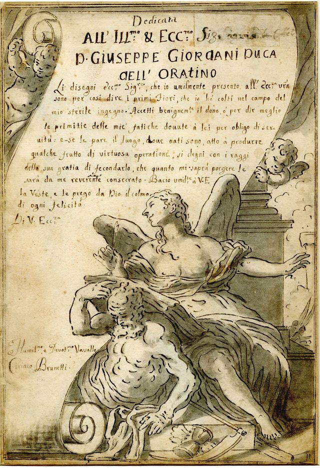 frontespizio di taccuino (disegno, opera isolata) di Brunetti Ciriaco (attribuito) - ambito molisano (seconda metà XVIII)