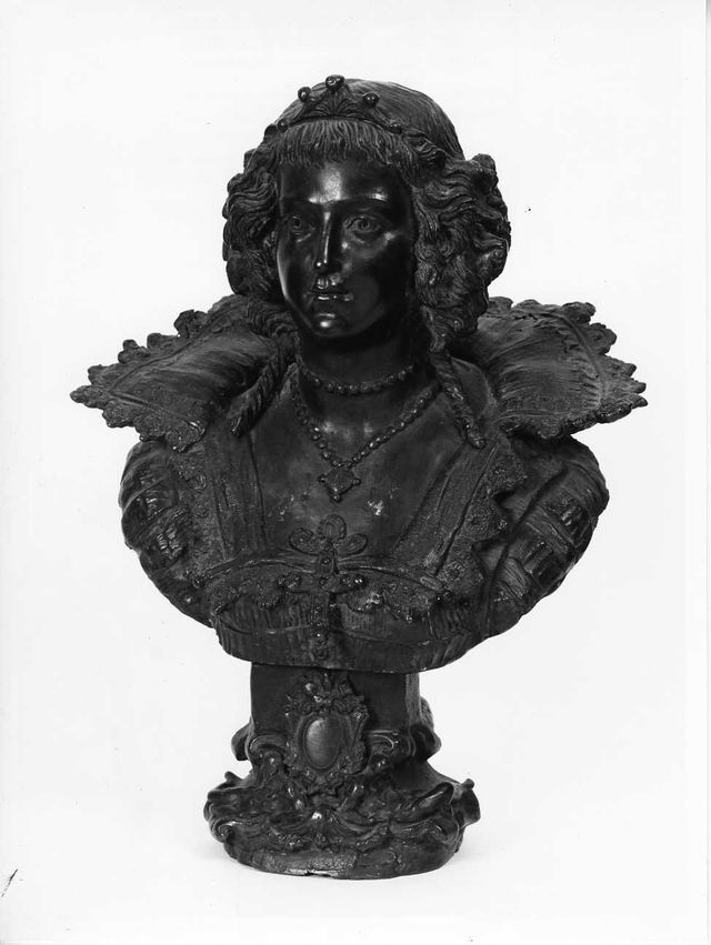 busto di dama (scultura, pendant) - bottega Italia meridionale (metà XIX)