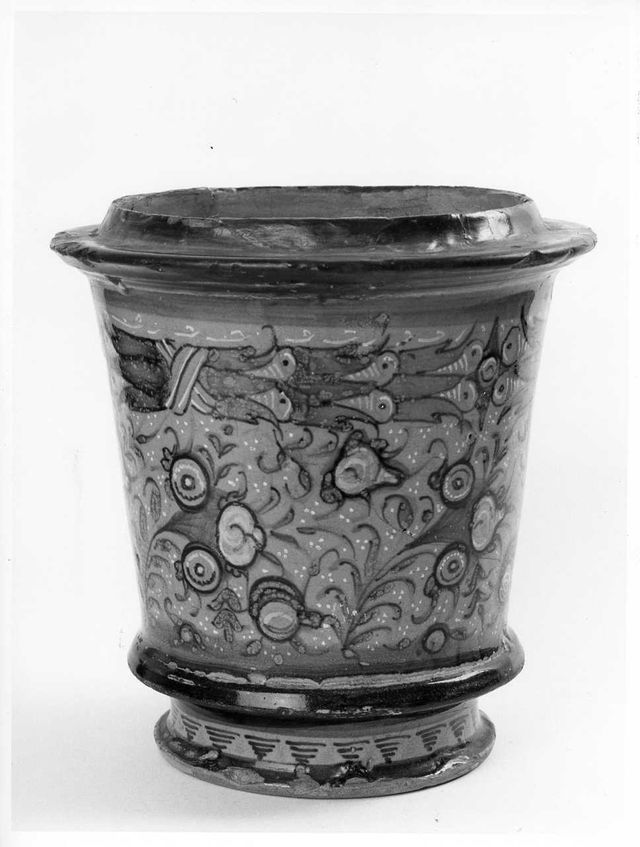 motivi decorativi (vaso) - produzione Italia meridionale (fine/ inizio XVIII/ XIX)