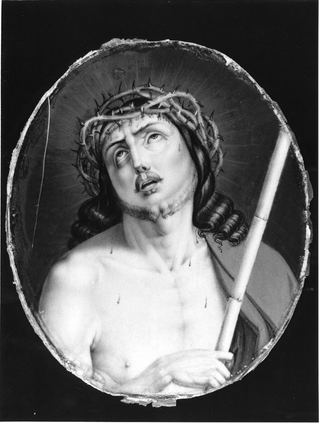 Ecce Homo (dipinto, opera isolata) di Monogrammista DT (XVIII/ XIX)