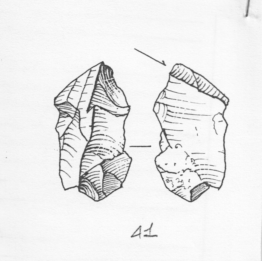 bulino, su ritocco laterale (Aurignaziano)