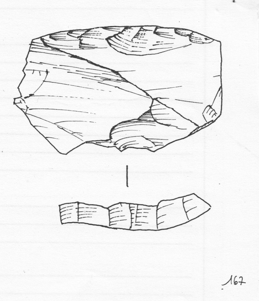 raschiatoio, trasversale (Paleolitico medio)