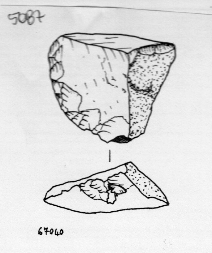 raschiatoio, semplice convesso (inizio Paleolitico medio)