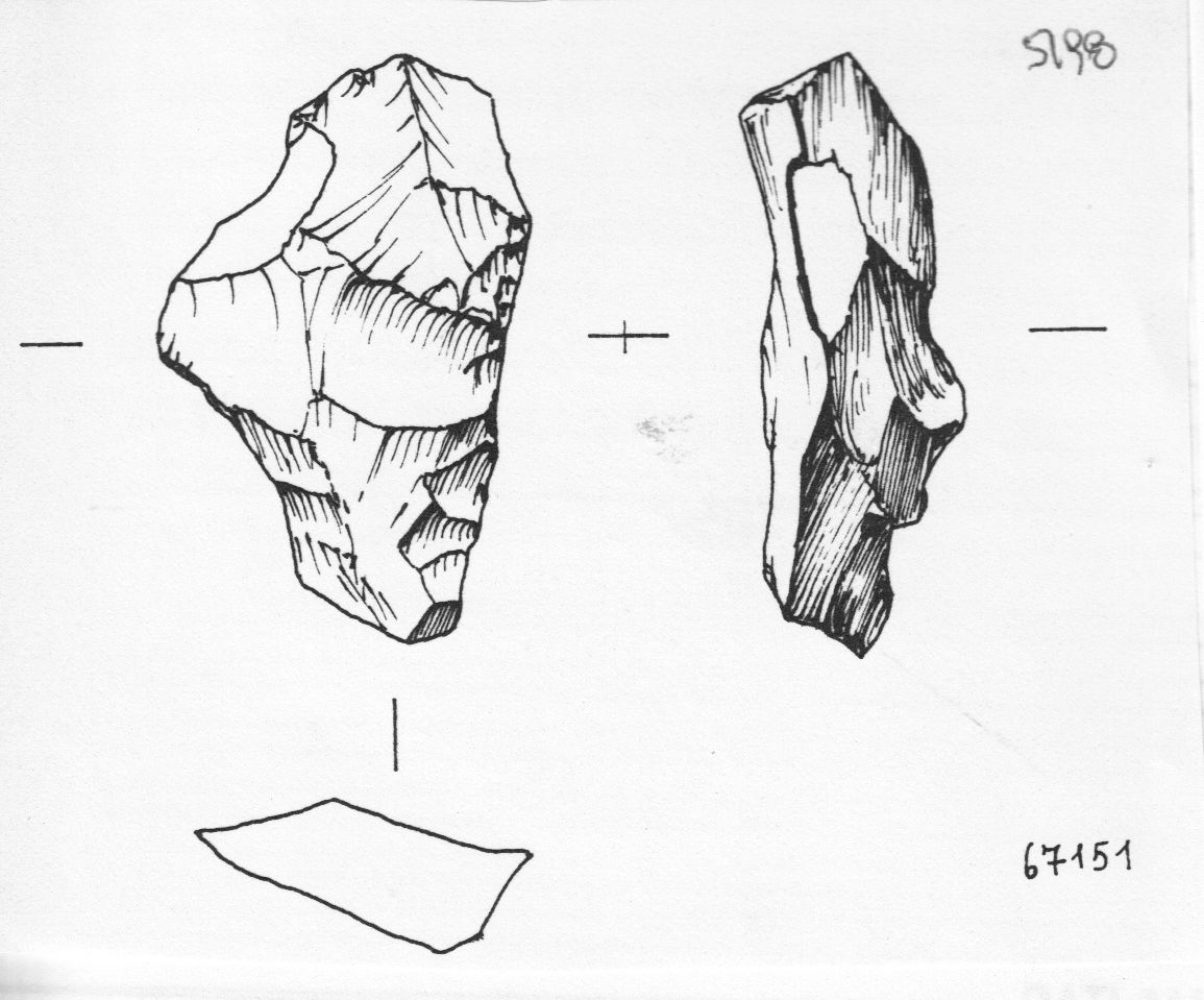 raschiatoio, raschiatoio denticolato (inizio Paleolitico medio)