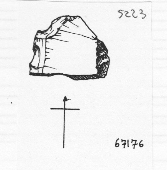 raschiatoio, denticolato (inizio Paleolitico medio)