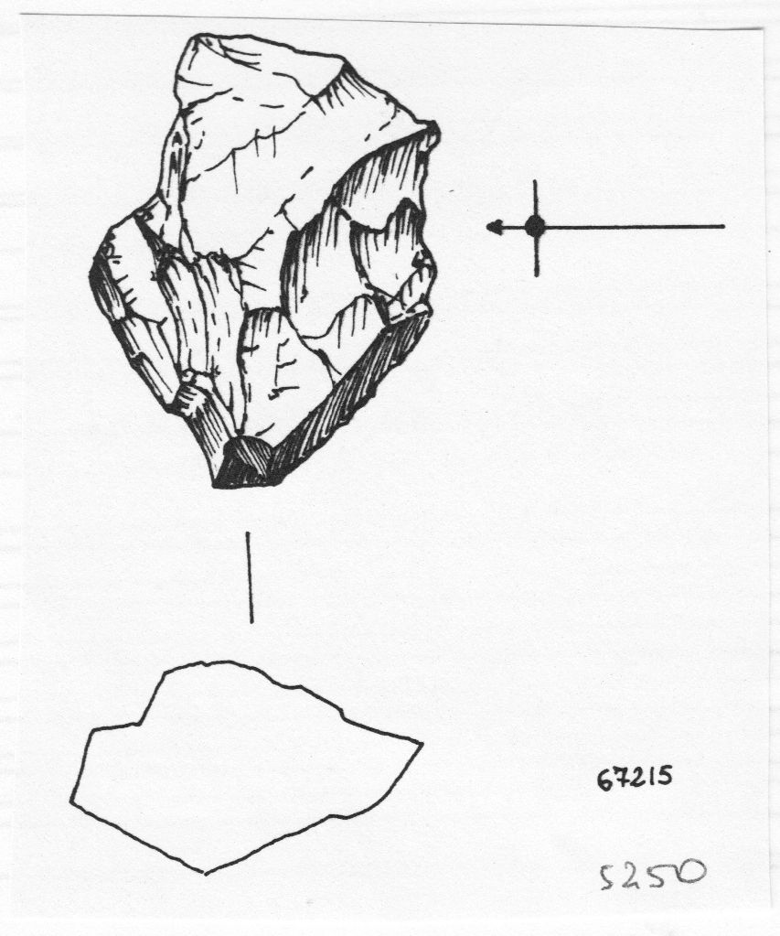 becco, perforatore (inizio Paleolitico medio)