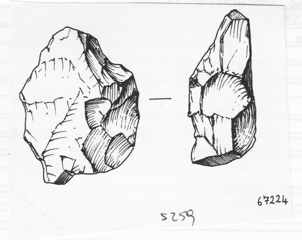 incavo, incavo ritoccato (inizio Paleolitico medio)