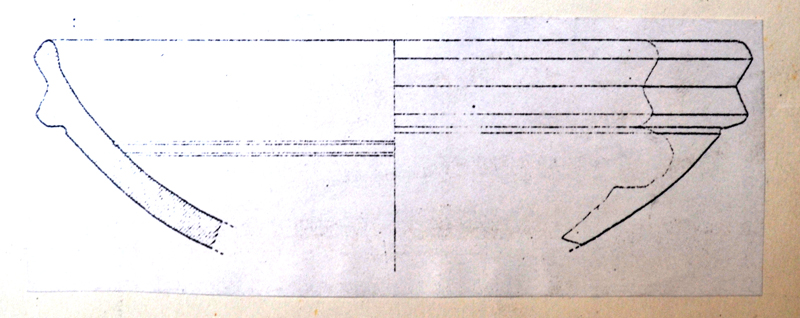 coppetta, Hayes 91A, orlo, parete (secc. IV-V d.C)