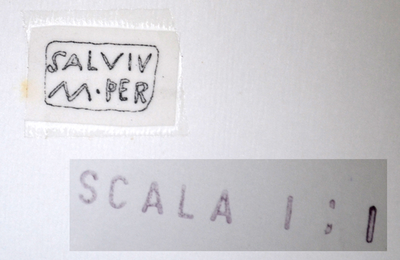 bollo, fondo - Salvius M. Perenni (Tigrani) (secc. I a.C. - I d.C)