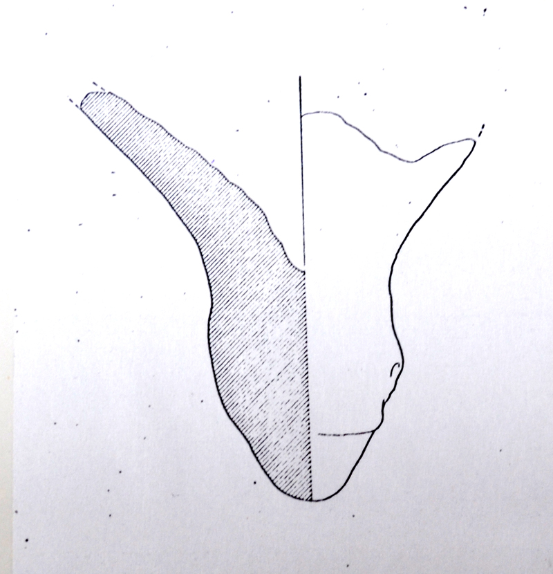 anfora, Africano I, puntale (secc. III-IV d.C)