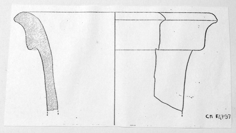 anfora, Dressel 7-11, orlo, collo (I sec. d.C)