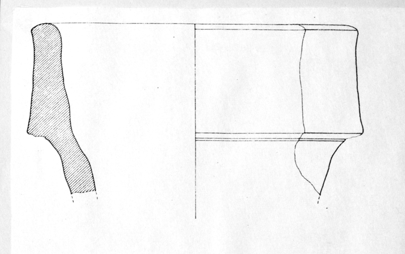 anfora, Dressel 1B, orlo, collo (II-I secc. a.C)