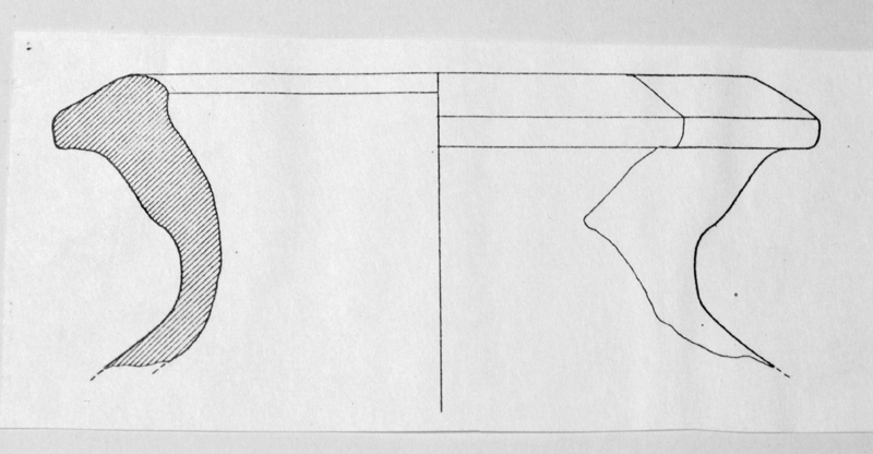 anfora, Almagro 50, orlo, collo (III-IV secc. d.C)