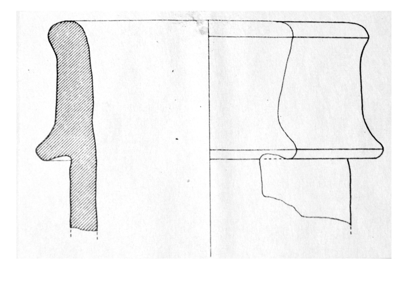 anfora, Dressel 1B, orlo, collo (secc. II-I a.C)