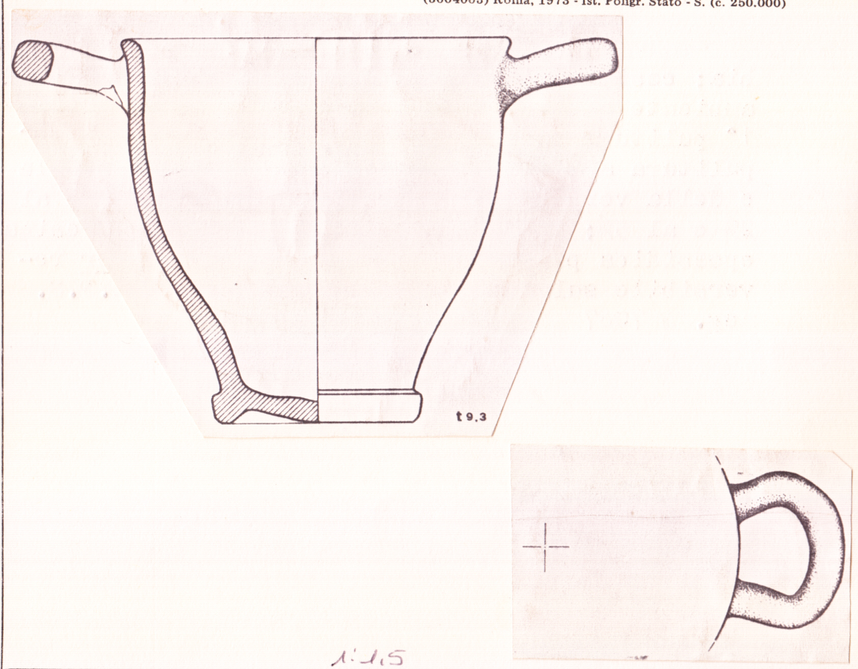 skyphos, Lamboglia 43a (III a.C. prima metà)