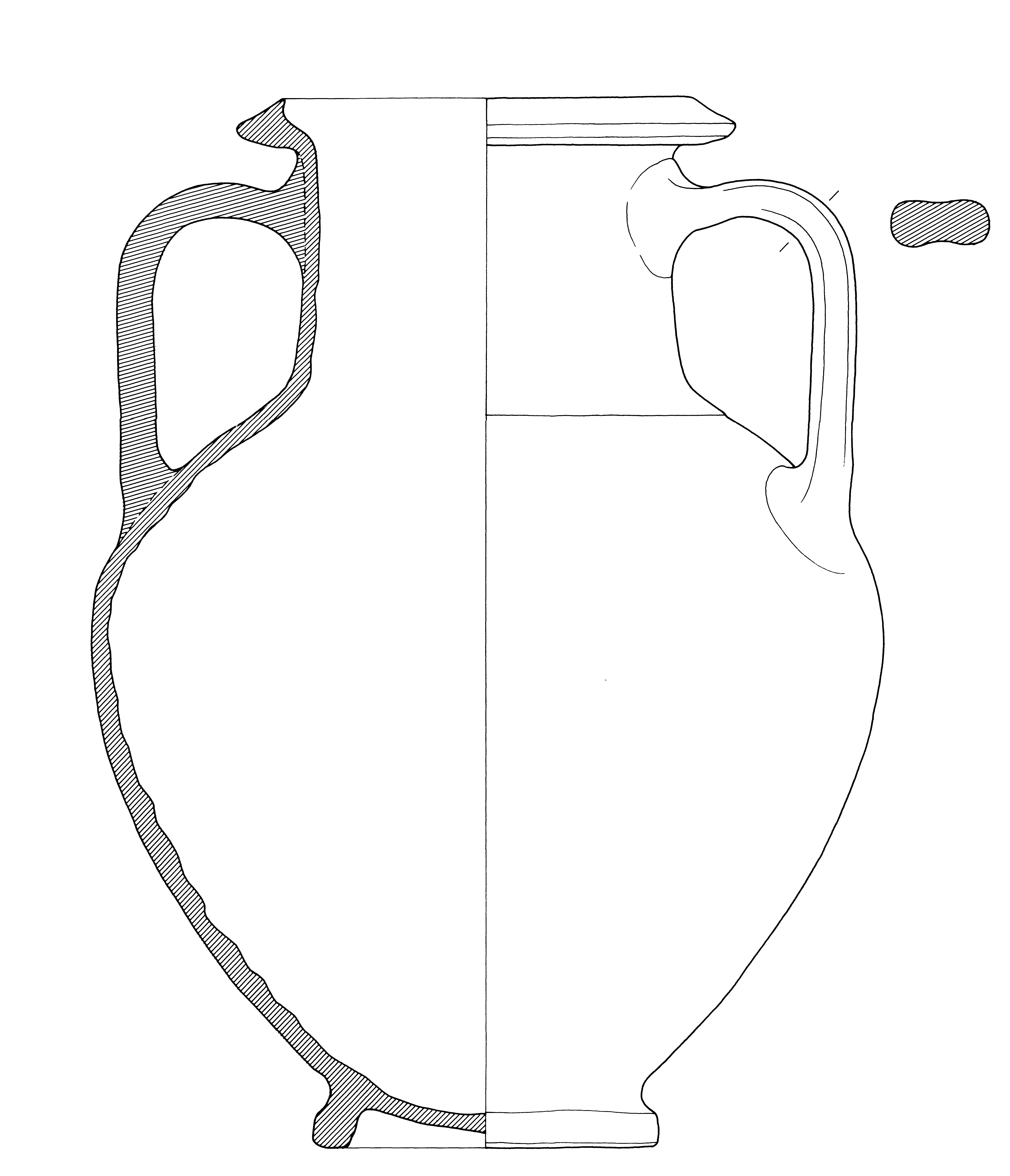anfora, cineraria (fine/primo quarto IV-III a.C)