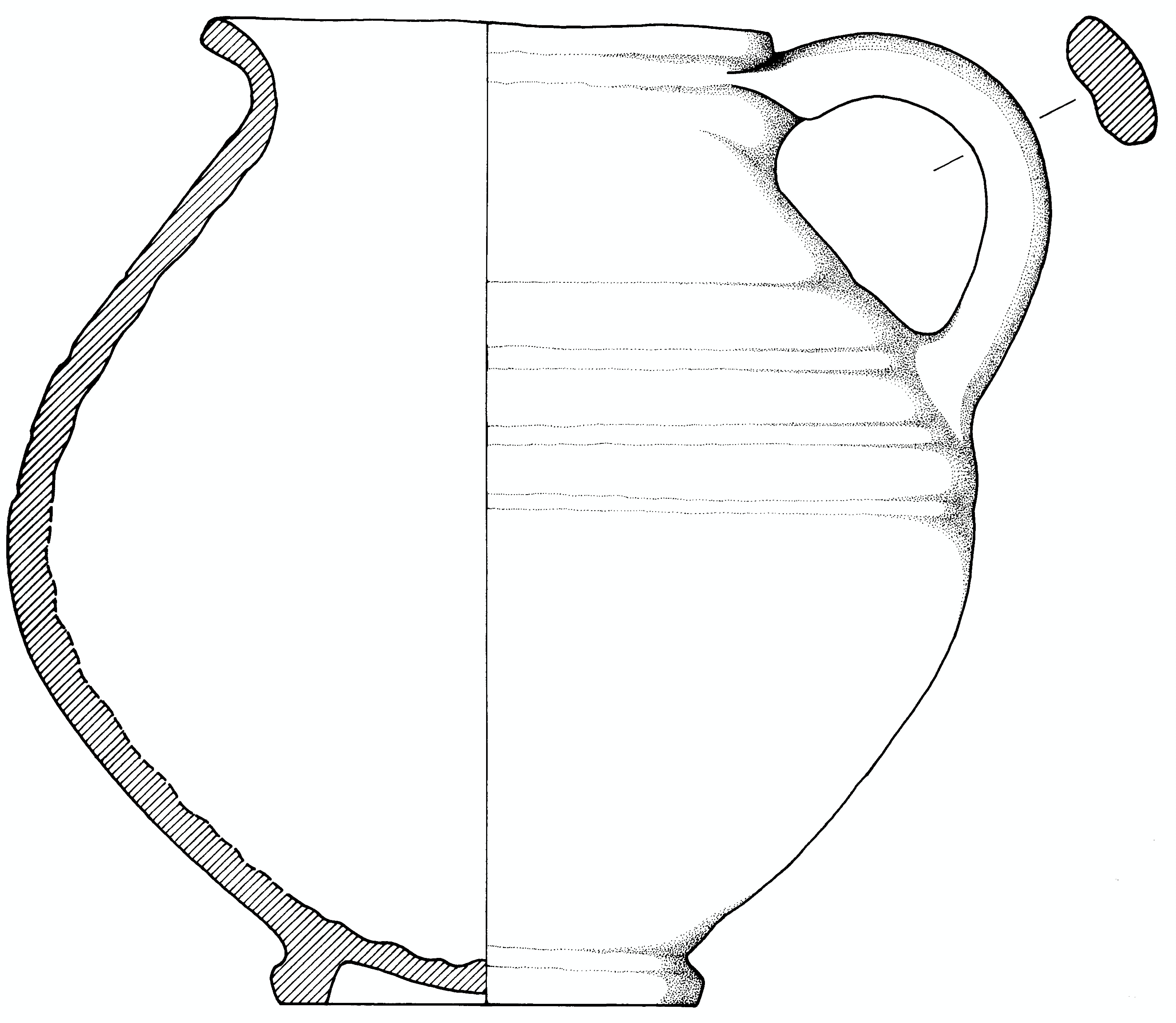 brocca, cineraria (fine/primo quarto IV-III a.C)