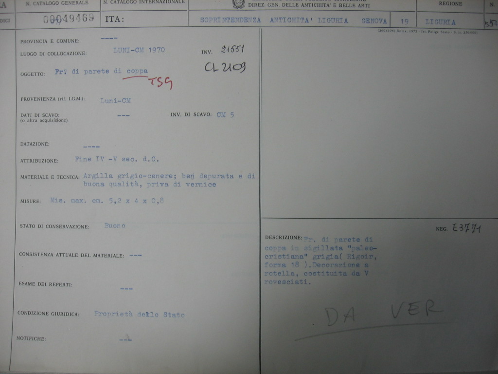 coppa, Rigoir forma 18 (fine/fine IV-V d.C)