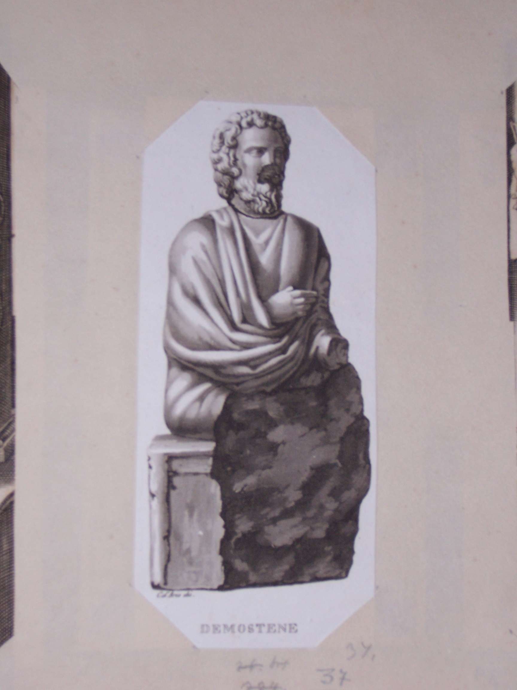 Demostene (stampa) di d'Arco C (sec. XIX)