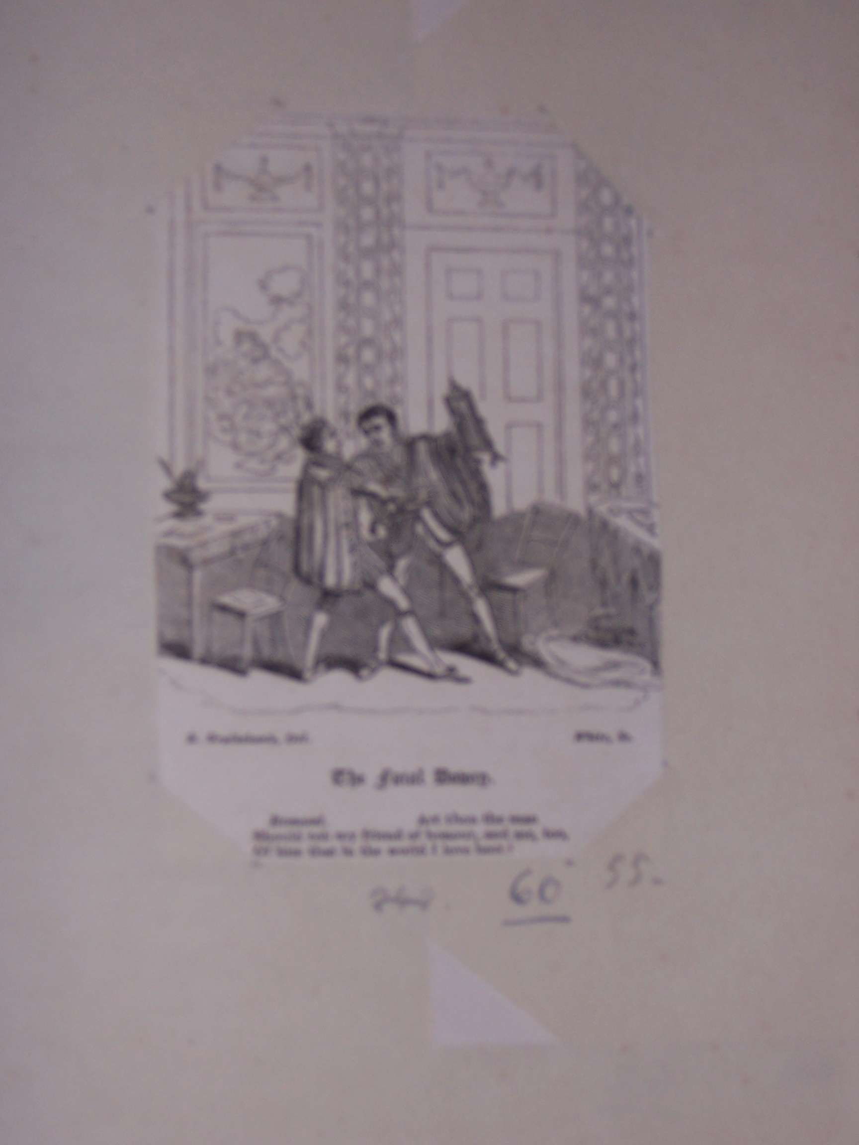 interno con figure maschili (stampa) di Cruikshank Robert, White (sec. XIX)