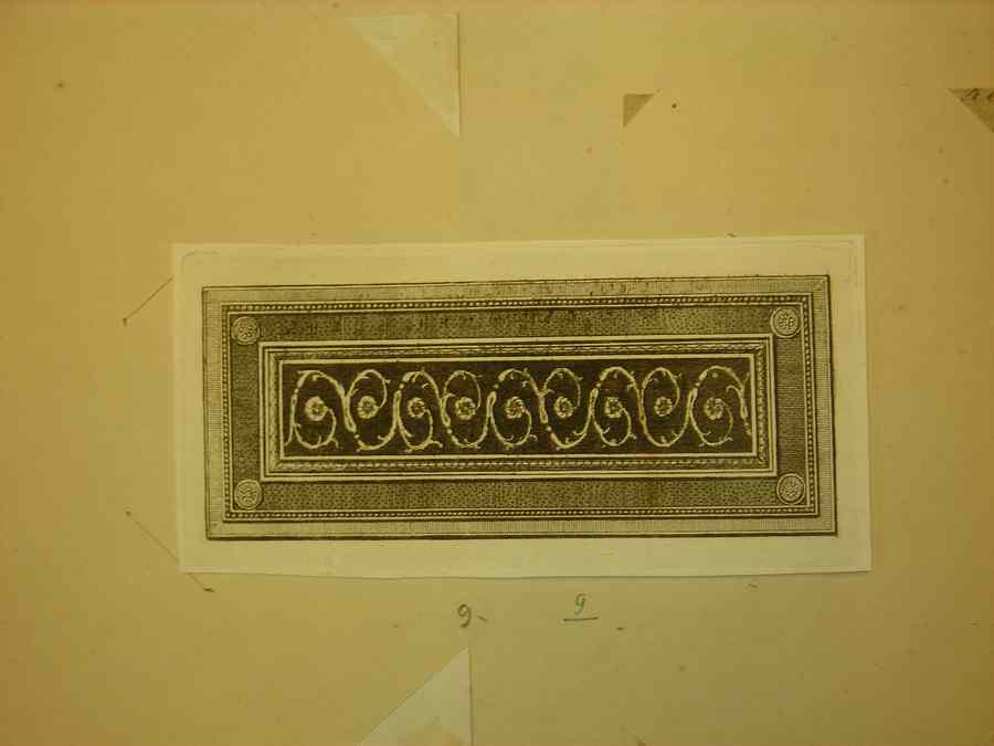 motivi decorativi (stampa tagliata) di Gramignani Giovanni (attribuito) (sec. XVIII)