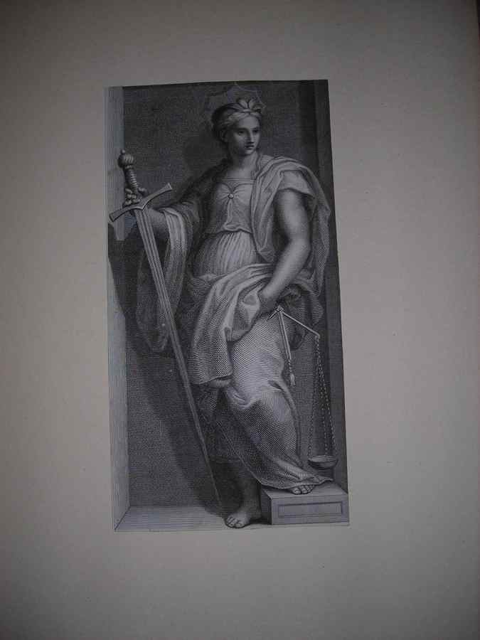 allegoria della Giustizia (stampa) - ambito europeo (fine sec. XVI)