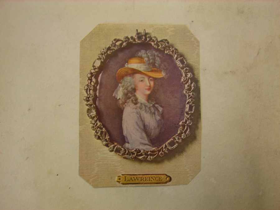 ritratto di donna (stampa a colori) - ambito europeo (inizio sec. XX)