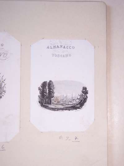 veduta di città (stampa) di Pascali Ettore (prima metà sec. XIX)