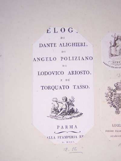 allegoria della poesia (stampa) - ambito italiano (sec. XIX)