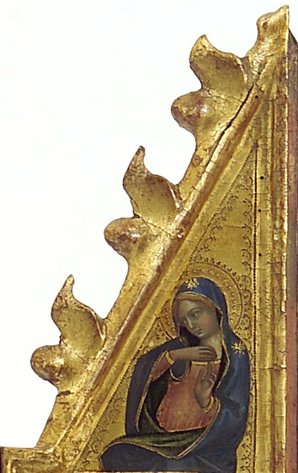Madonna Annunciata (scomparto di trittico) di Andrea di Bartolo (attribuito) (sec. XIV)