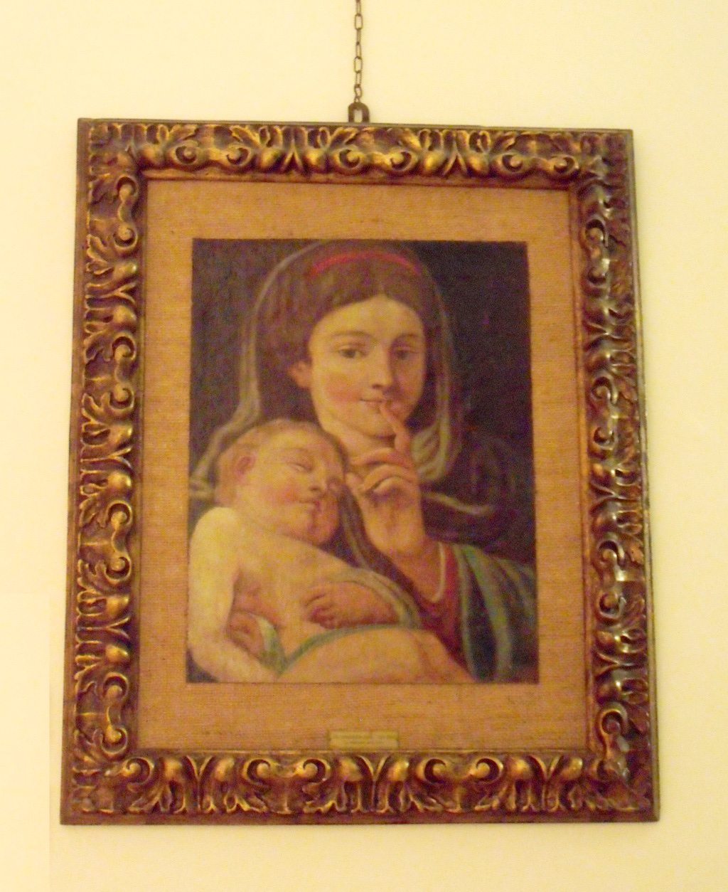 Madonna dello Zitto, Madonna con Bambino (dipinto) - ambito parmense (fine XVIII)