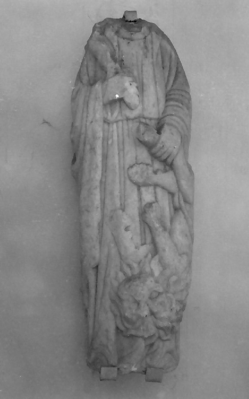 Fortezza (?), Virtù (scultura, elemento d'insieme) di Maestro di Mileto - ambito Italia centro-meridionale (sec. XIV)